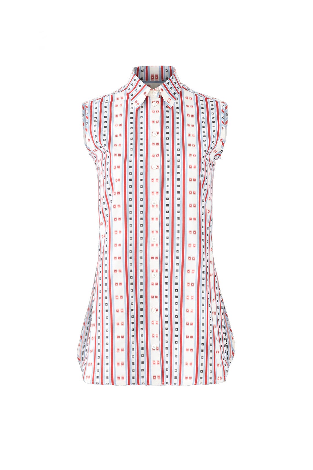 Stripes and Triangles Shirt by Carven