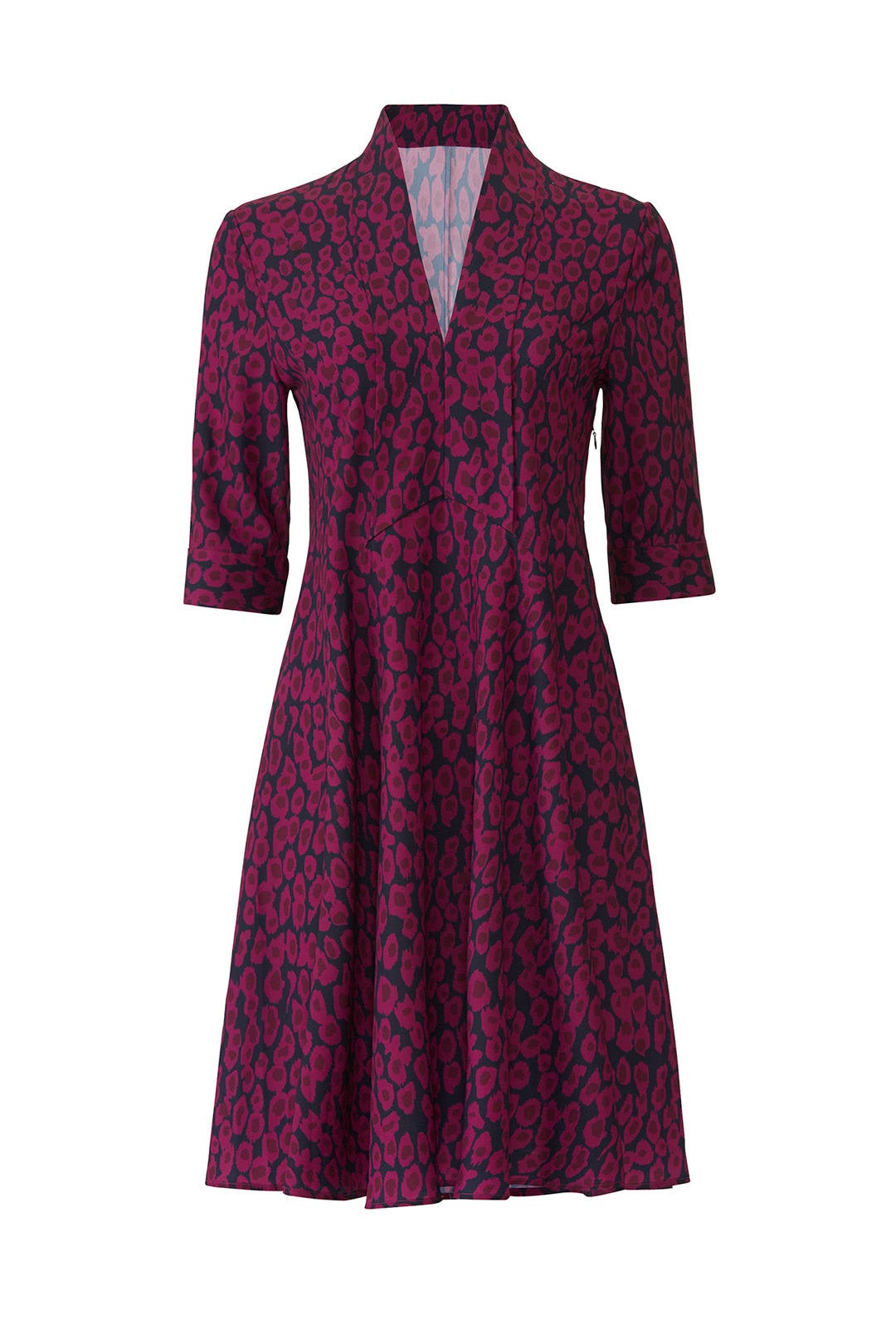 Plum Animal Printed Dress by Derek Lam 10 Crosby x RTR
