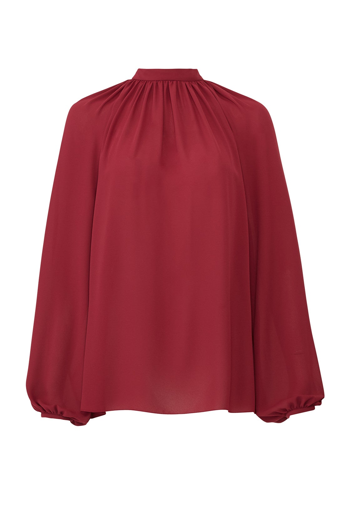 Red Drape Blouse by Giamba 3