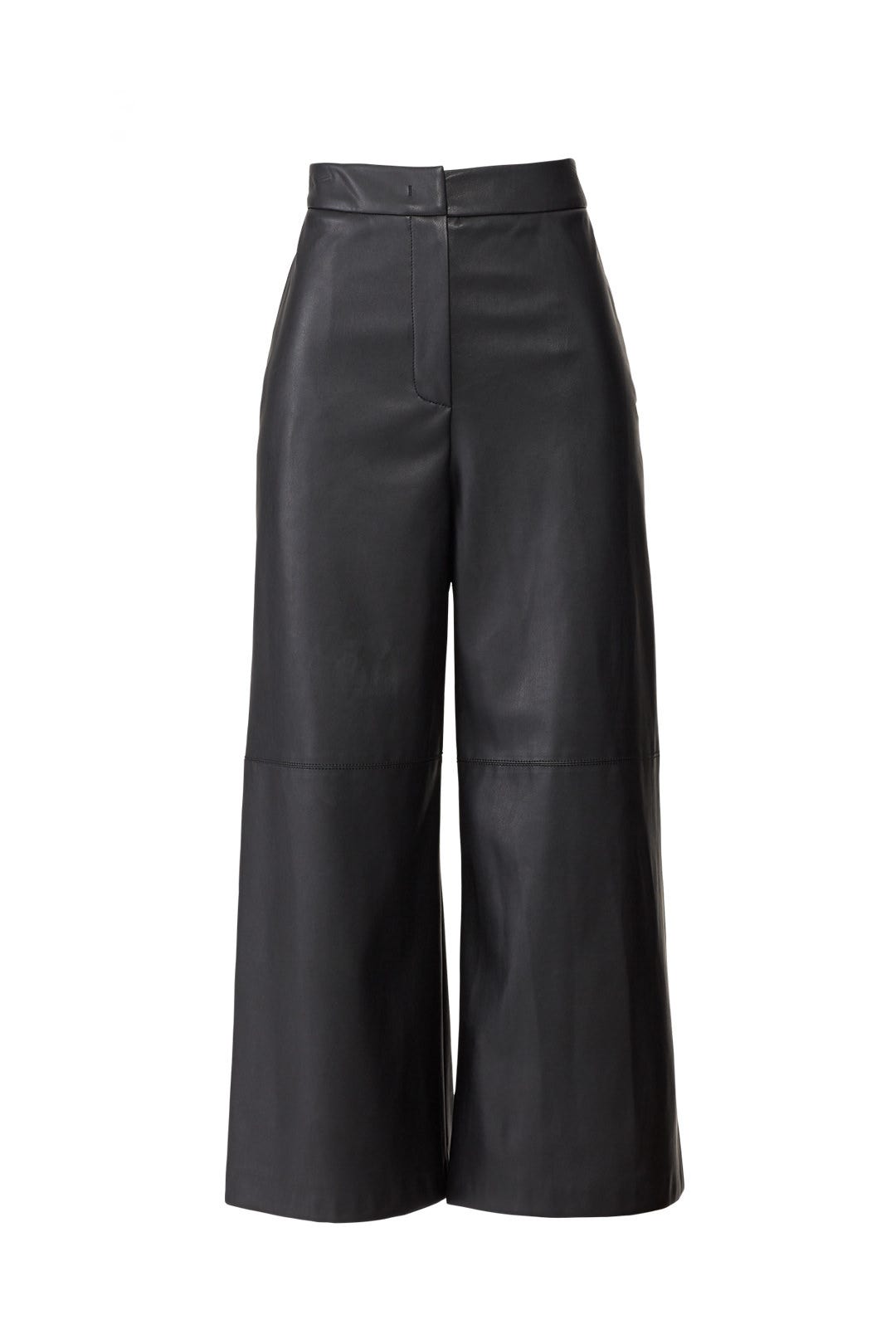 Faux Leather Culotte Pants by Goen. J 3