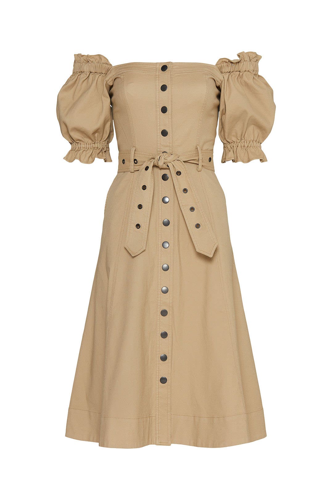 Puff Sleeve Canvas Dress by Marissa Webb x RTR 4