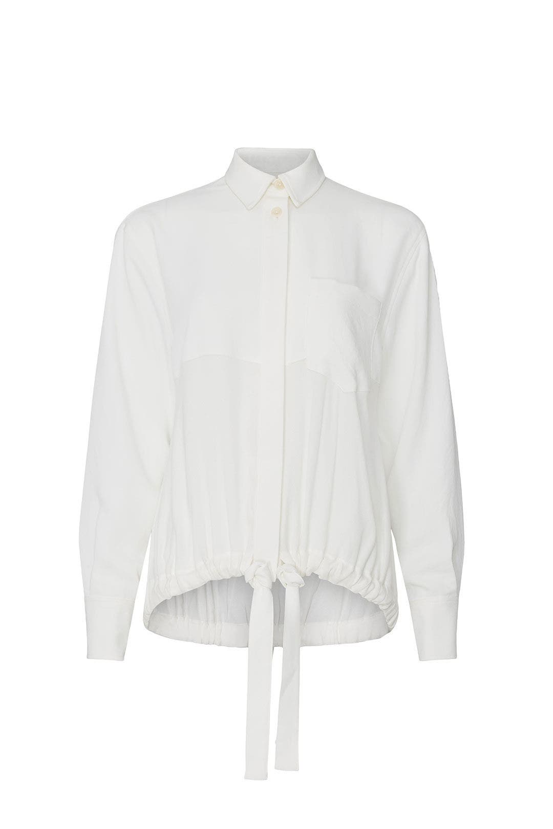 Rumpled Pique Tie Top by Proenza Schouler White Label