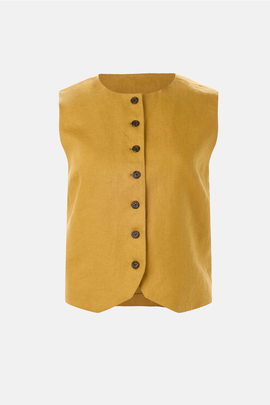 High Neck Button Waistcoat by Argent 4