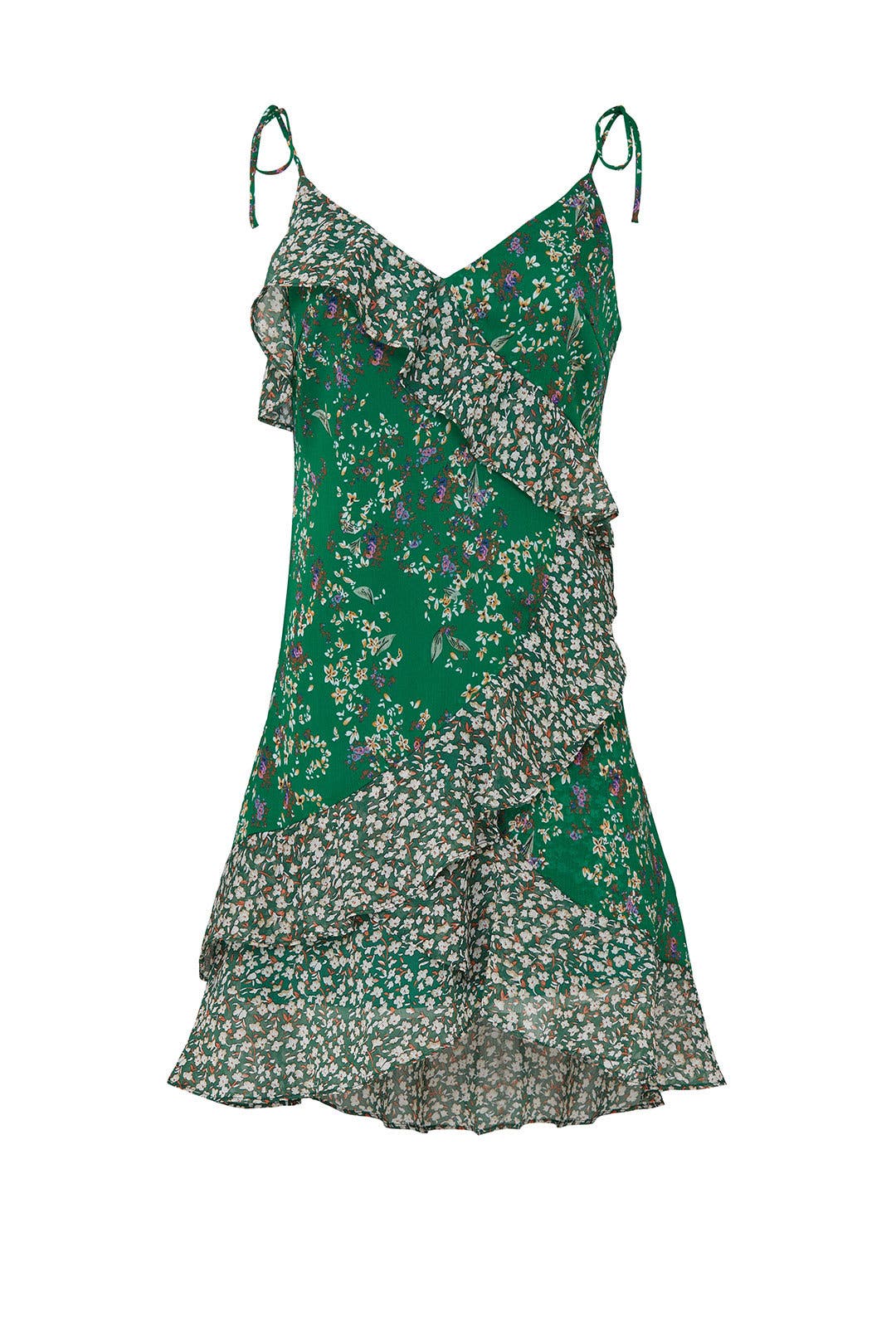 Green Floral Mini Dress by ASTR for 30 40 Rent the Runway