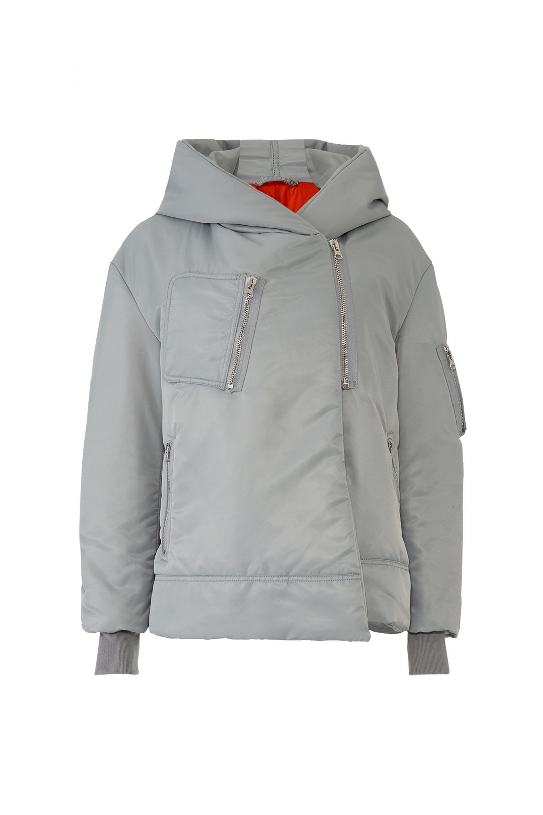 Light Grey Big Bomber Jacket by Bacon 2