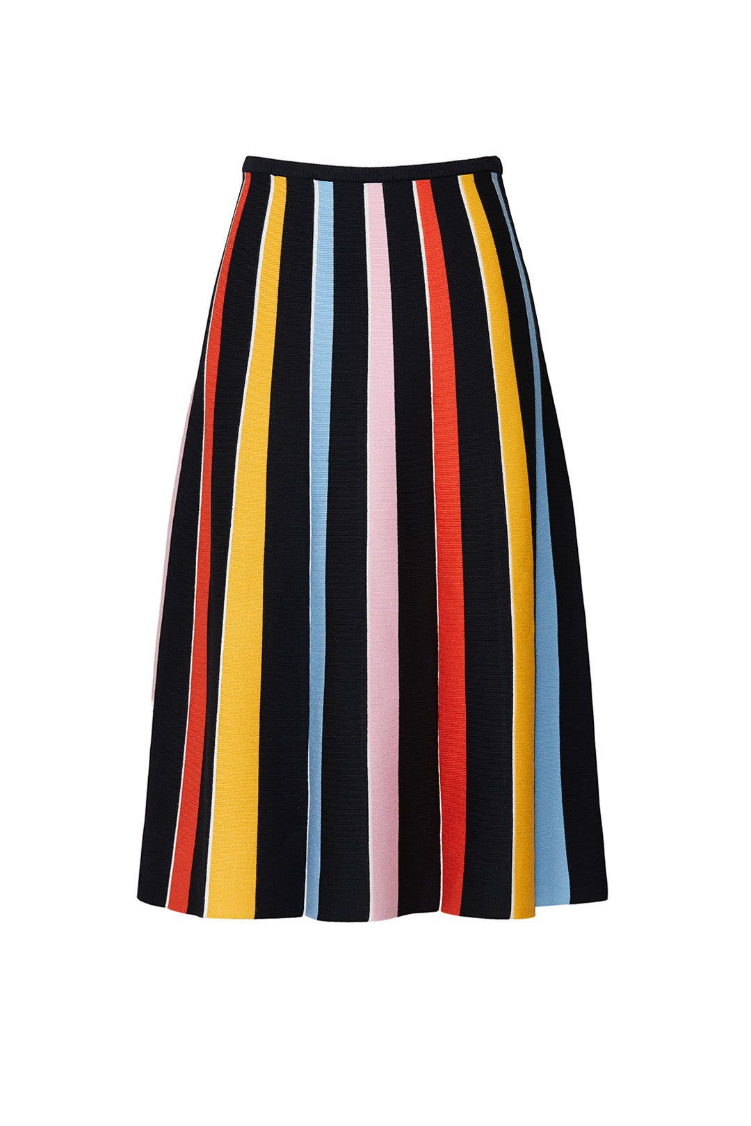 Multi Striped Knit Skirt by Great Jones Rent the Runway
