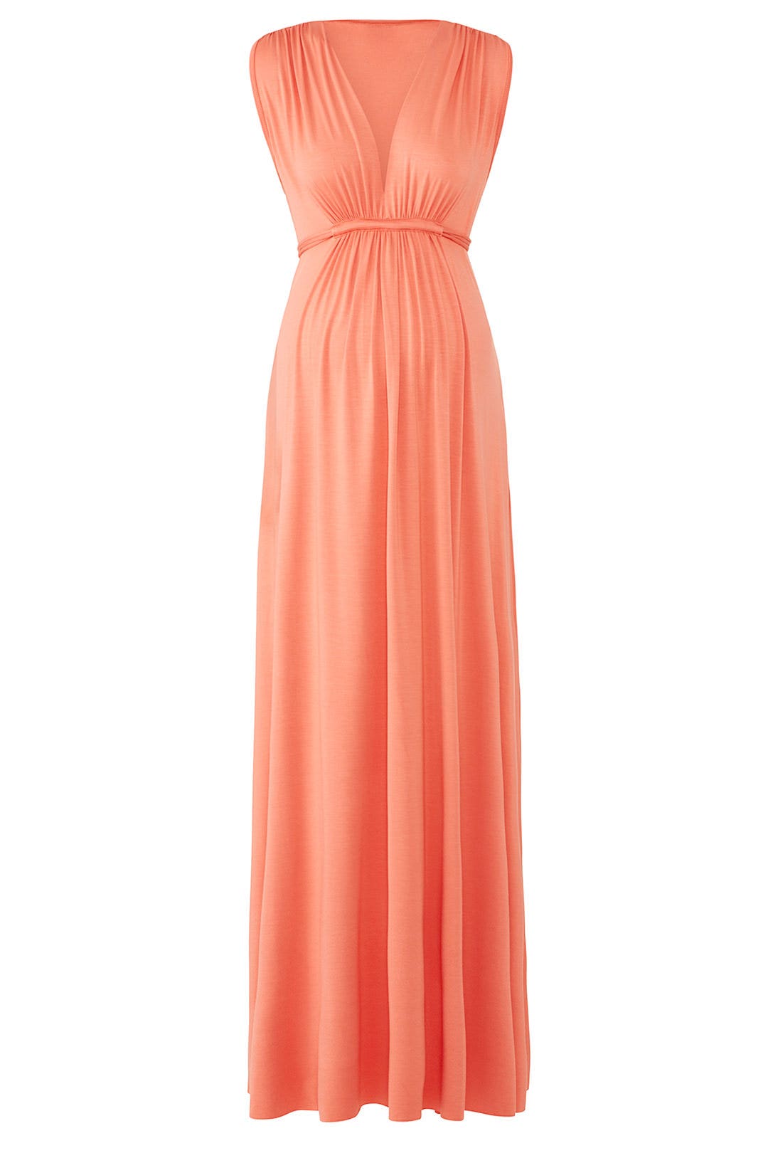 Coral Maternity Maxi by Rachel Pally 3