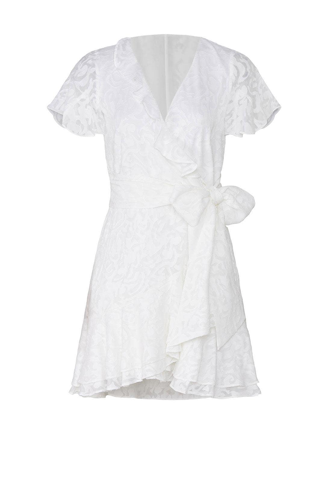 White Floral Bianka Dress by Tanya Taylor 4