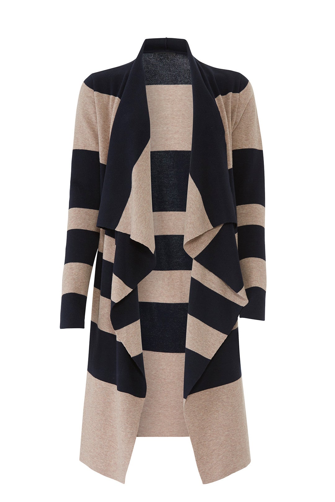 Stripe Open Front Cardigan by 525 America