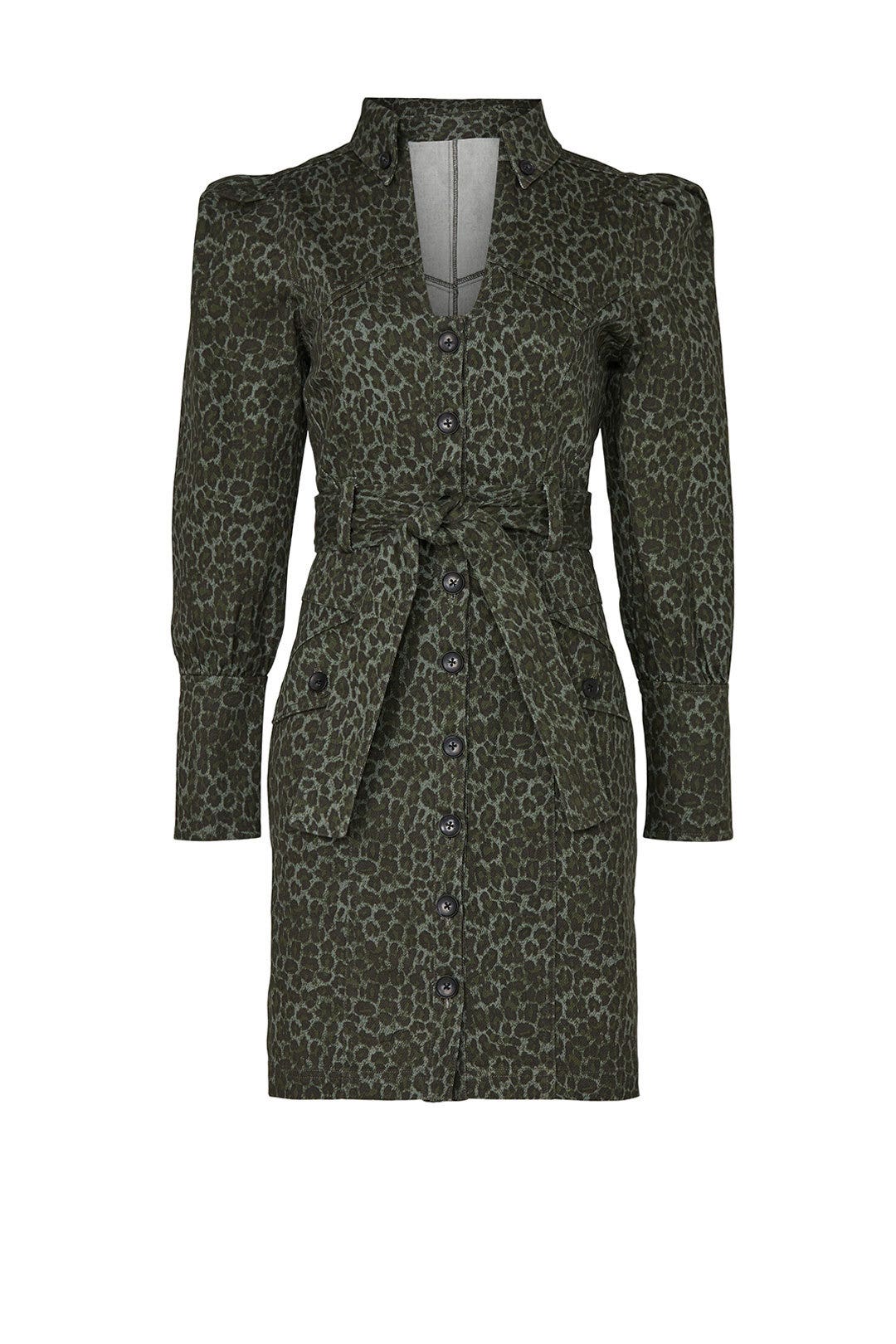 Green Leopard Dress by Marissa Webb x RTR 4