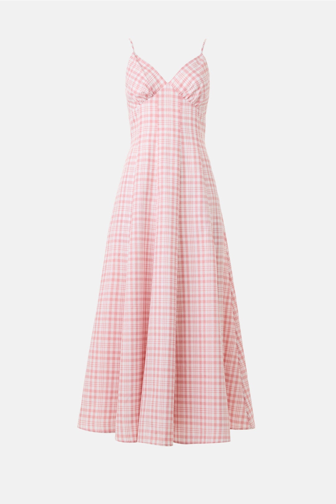 Pink Plaid Cami Maxi Dress by Rosie Assoulin 3