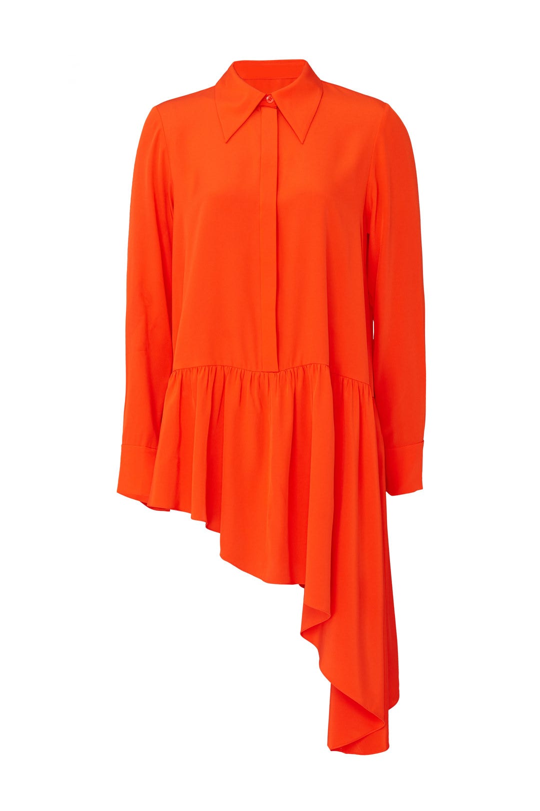 Asymmetrical Ruffle Blouse by Tibi 4
