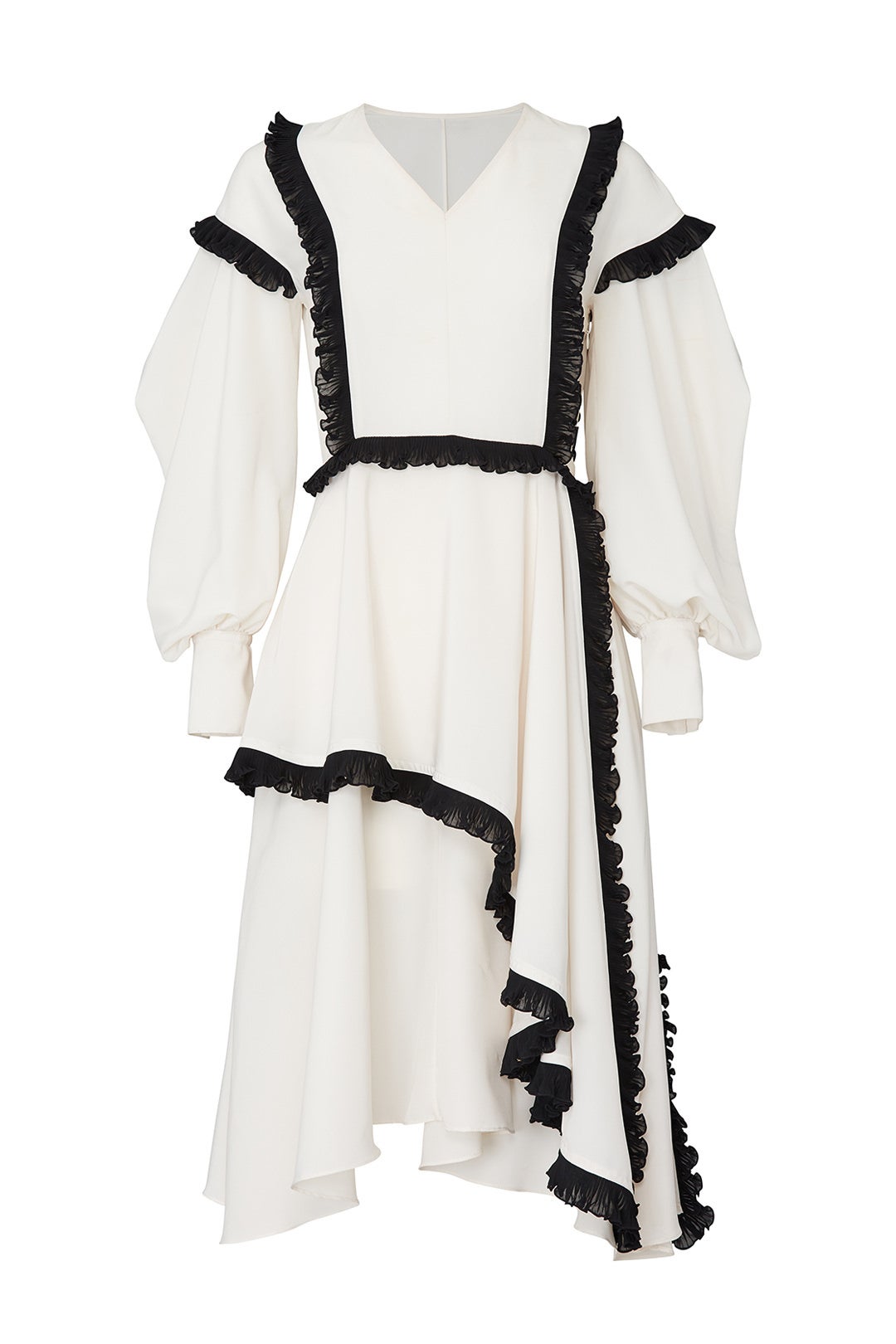 Asymmetric Ruffle Dress by ADEAM 4