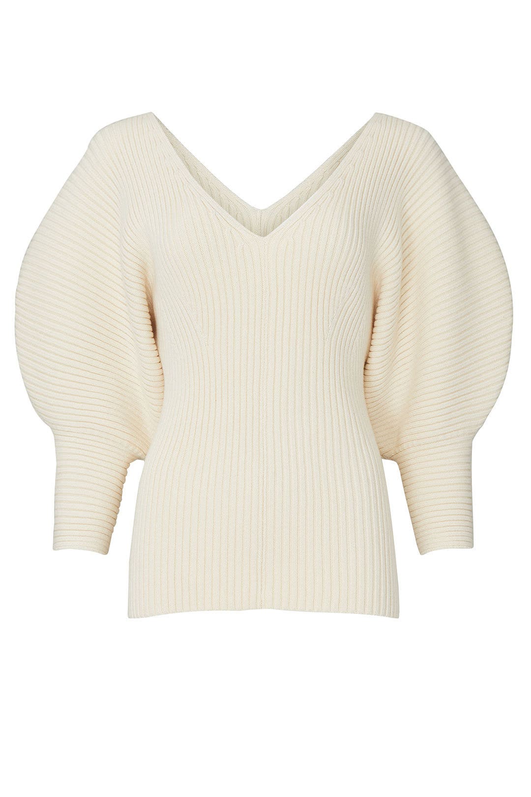 Cream Olia Sweater by Mara Hoffman 4