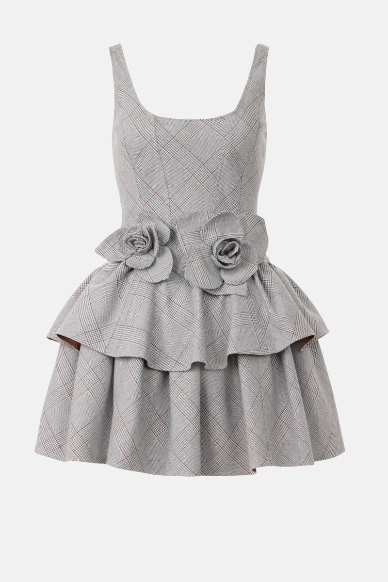 Devyn Plaid Dress by AKNVAS - Photo 4