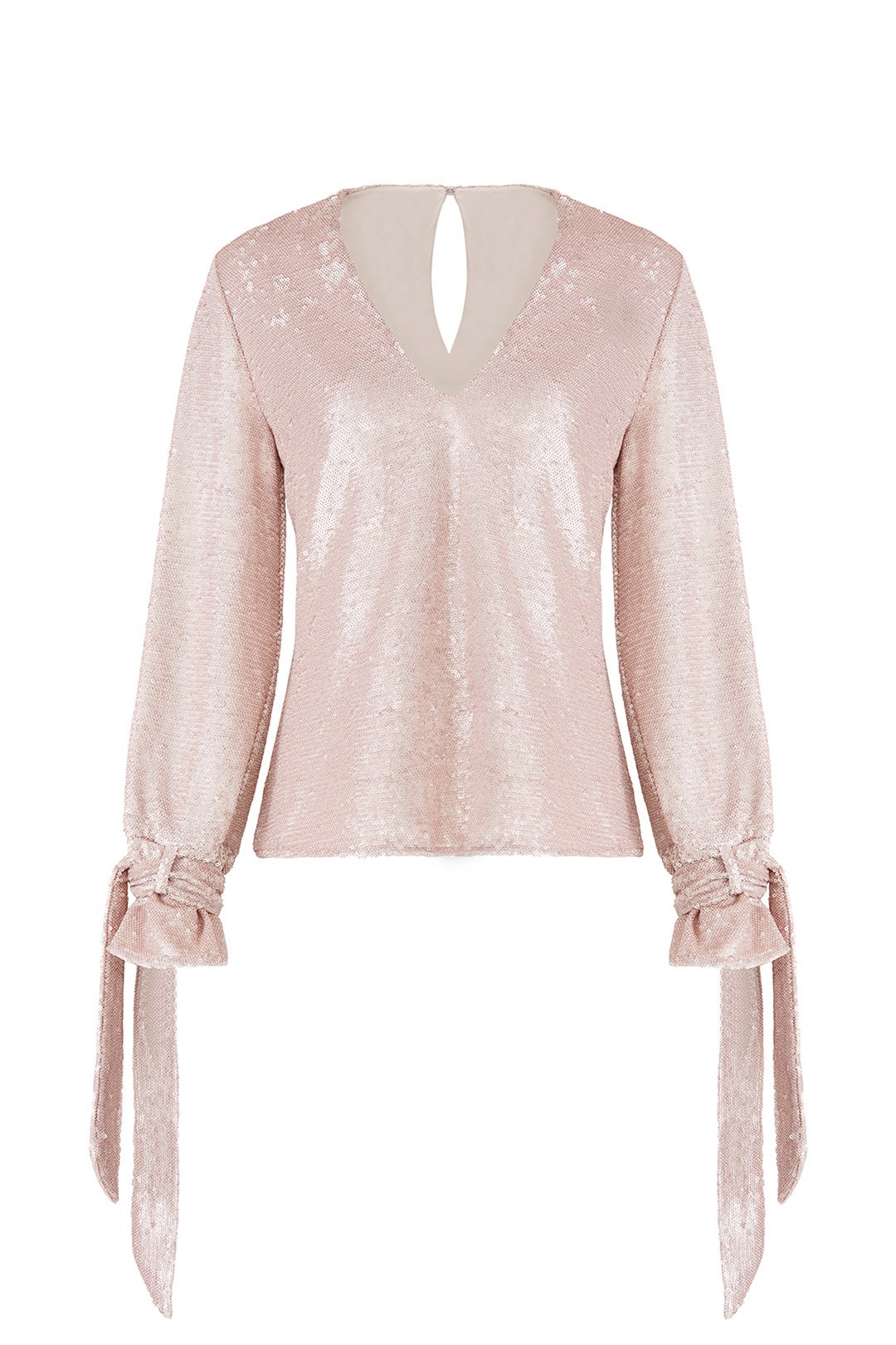 Pink Sequin Top by C/MEO COLLECTIVE
