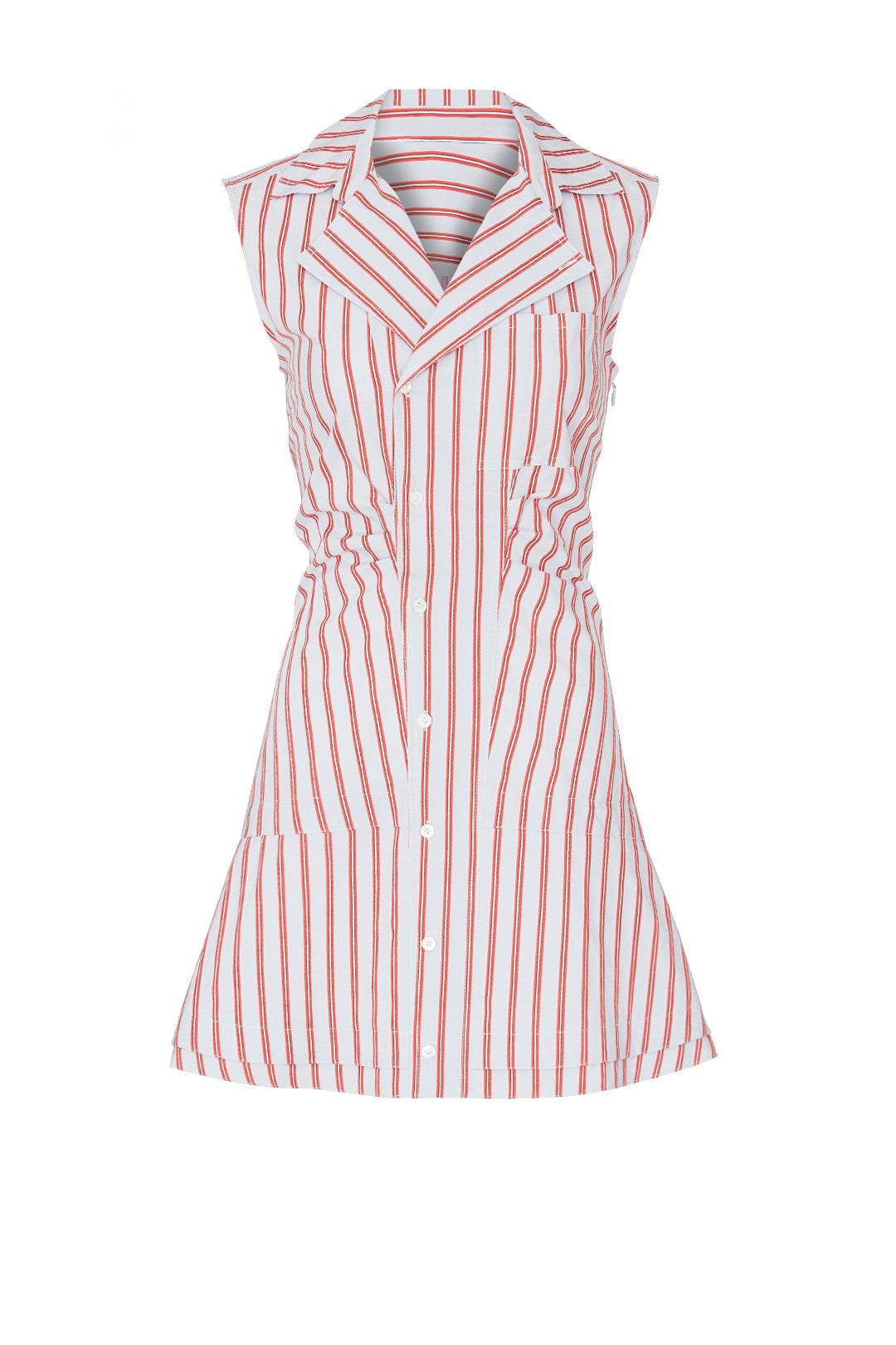 Ruffle Placket Shirtdress by Derek Lam 10 Crosby 3