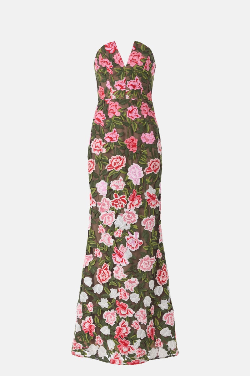 Floral Fernanda Gown by Dress The Population - Photo 4