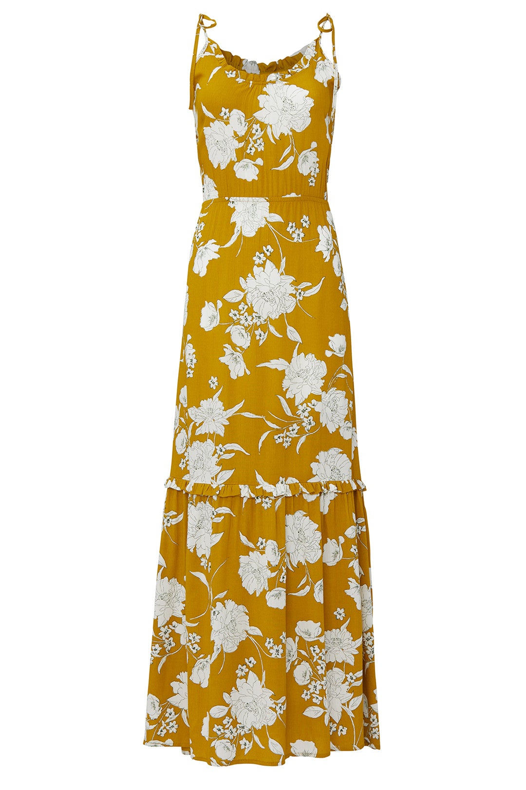Mustard Floral Maxi by Louna 3