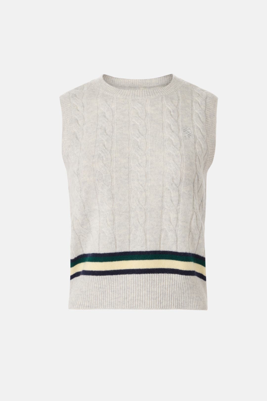 トップス 92aw YYPH knit vest archives Open YY - Ribbed Zip Knit Vest | HBX - Globally Curated