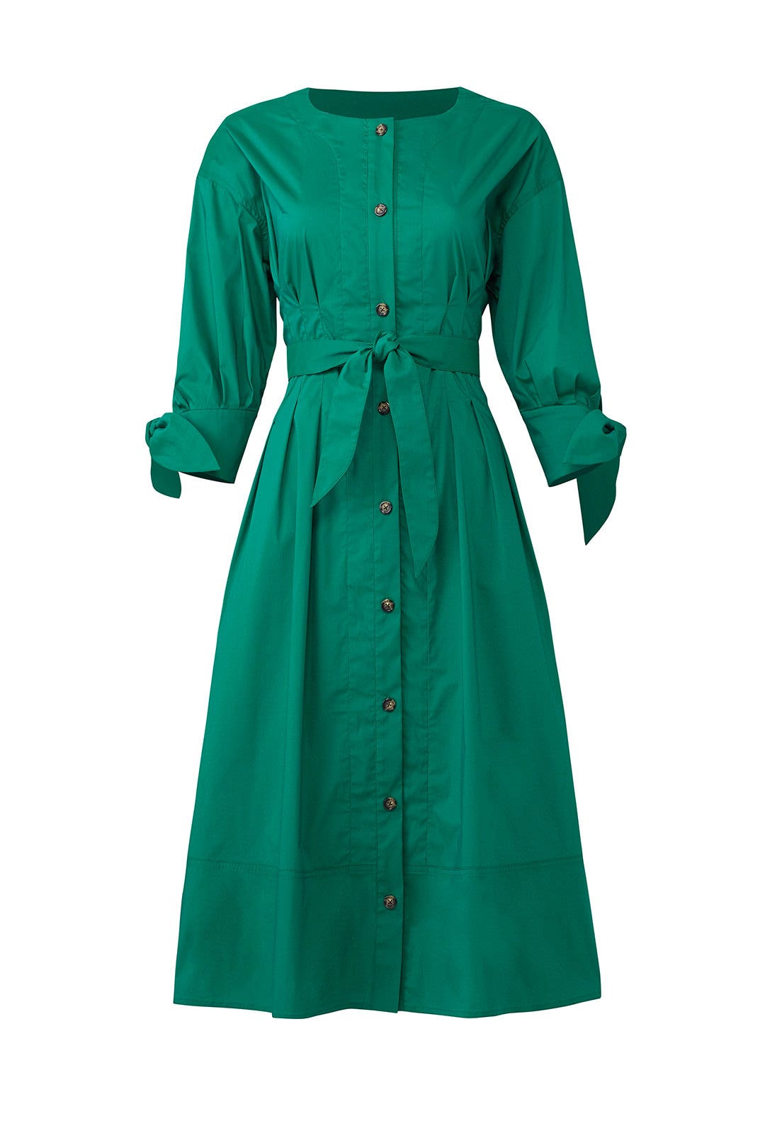 Emerald Shirtdress by Jason Wu 3