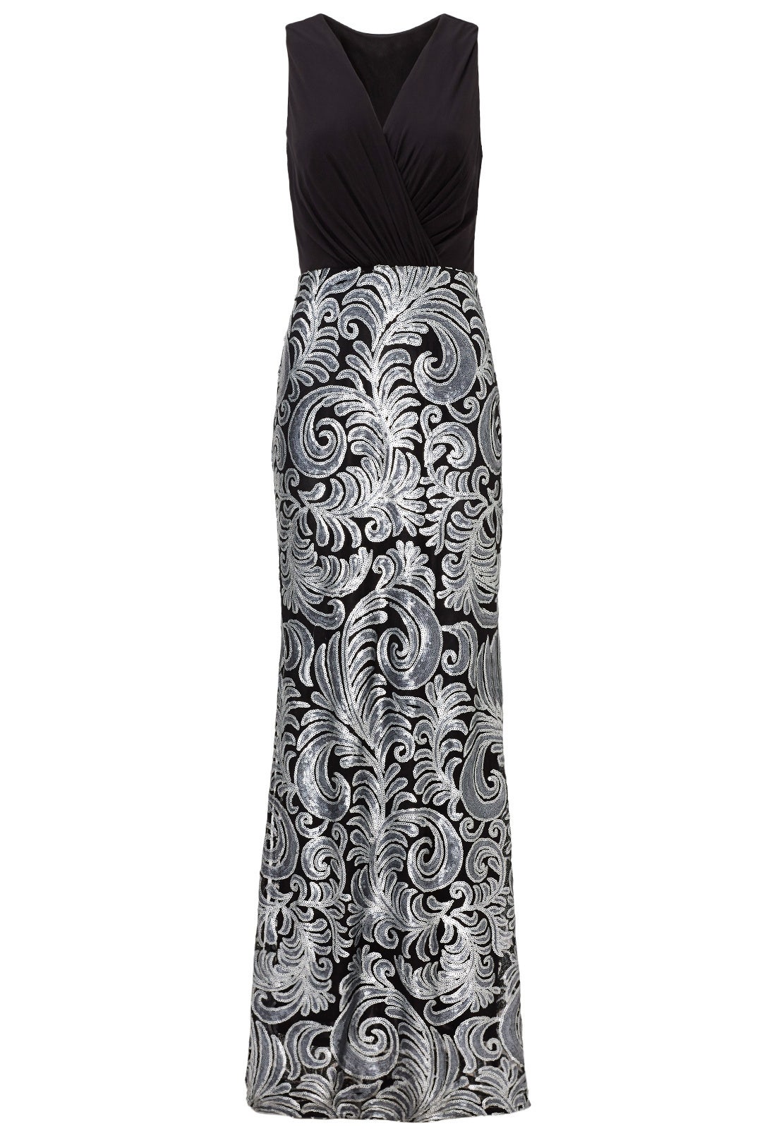 Silver Stream Gown by Laundry by Shelli Segal