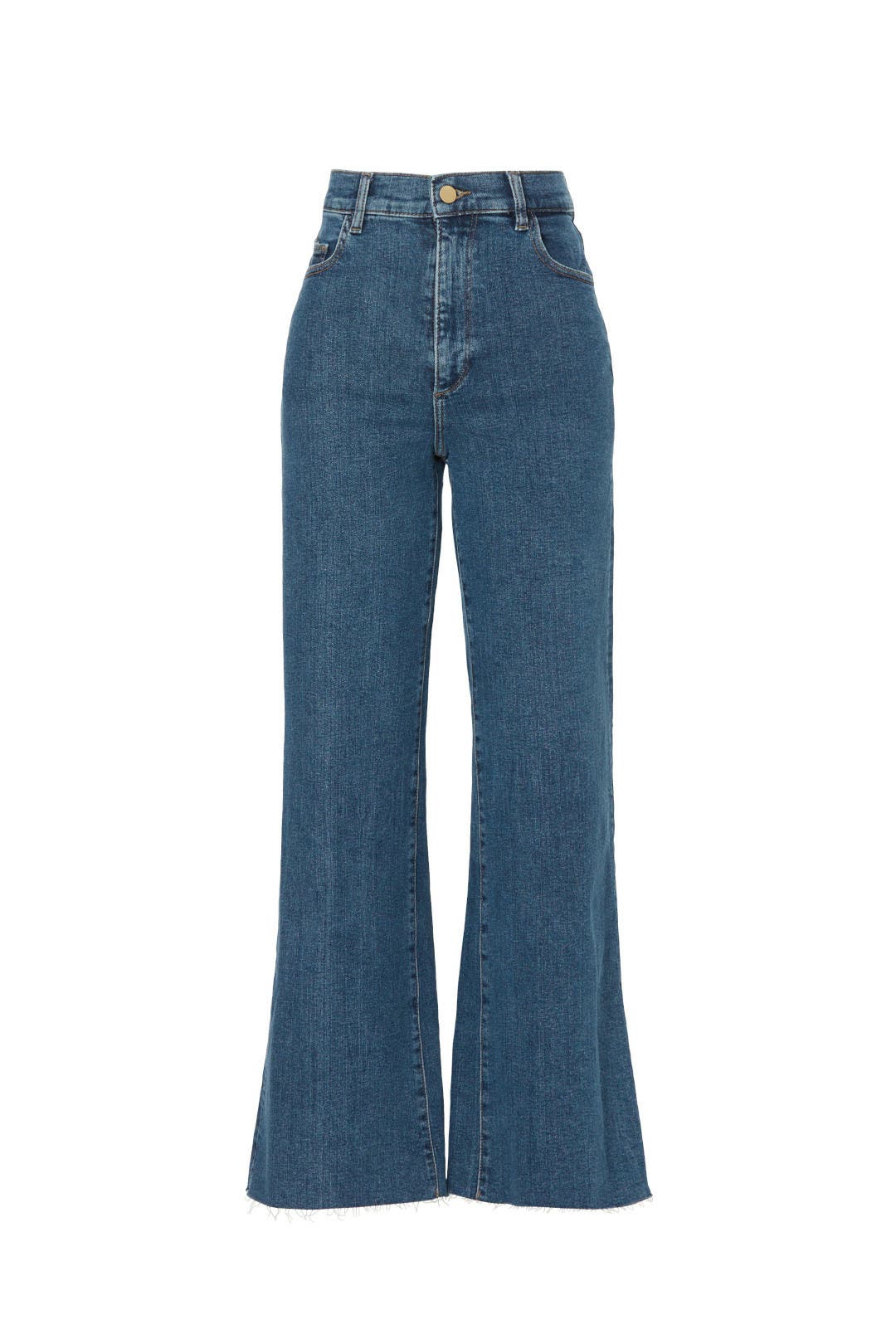 Blue Hepburn Wide Leg Jeans by DL1961 | Rent the Runway