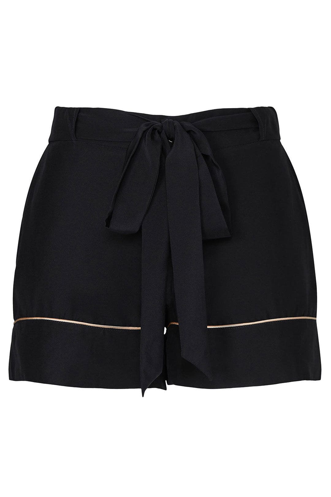Black Silk PJ Short by Kiki de Montparnasse