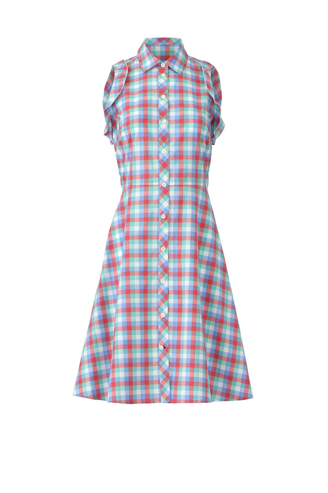 Madras Poplin Shirtdress by kate spade new york 3