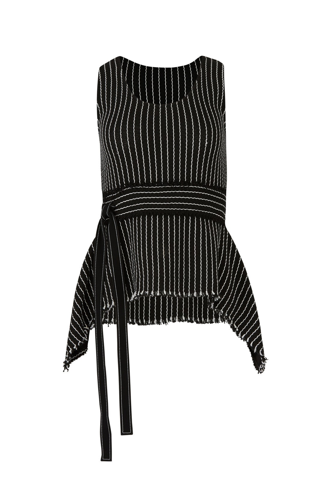 Striped Waist Belt Tank by Derek Lam 10 Crosby