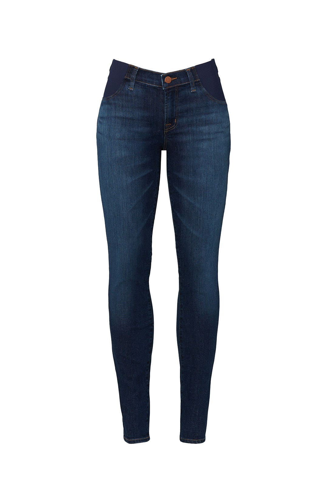 835 Mid Rise Crop Skinny Maternity Jeans by J BRAND
