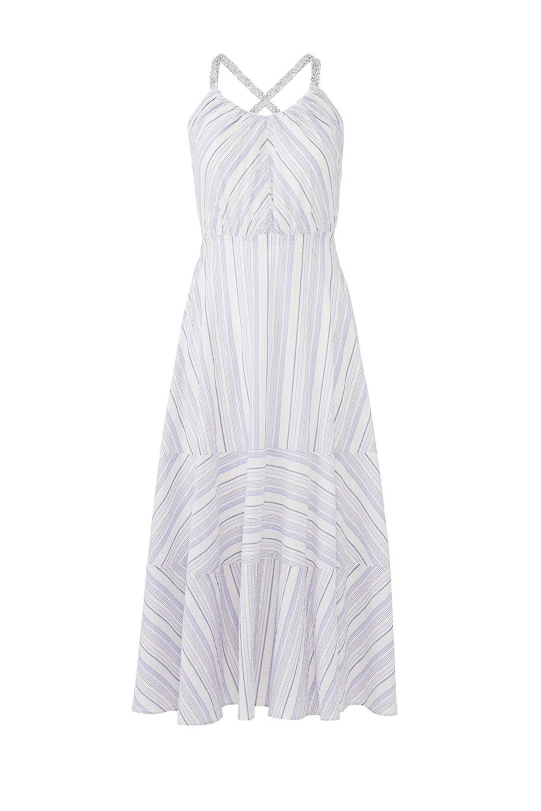 Leila Stripe Midi Dress by La Vie Rebecca Taylor 3