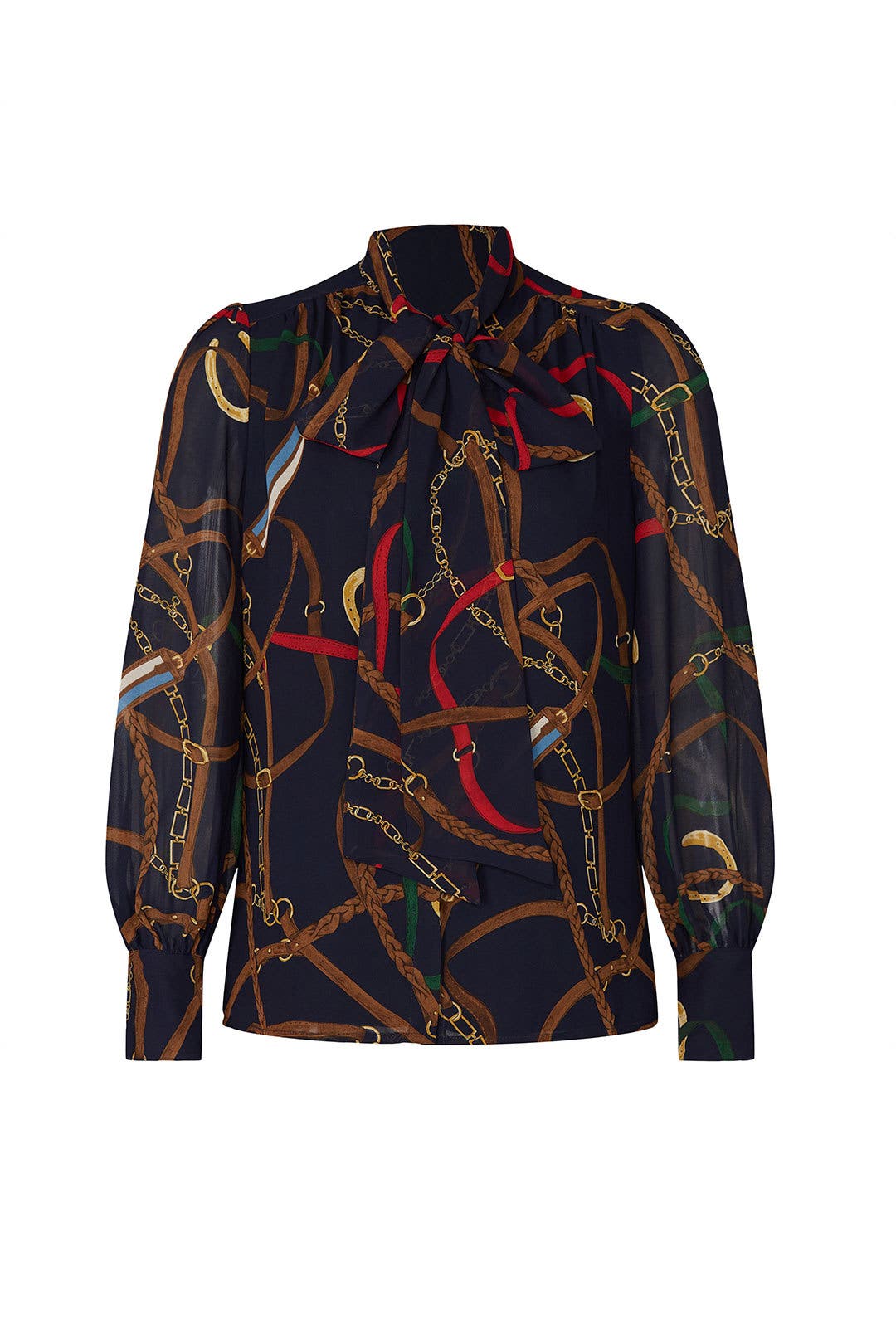 louren ローレンback tie stand collar tops louren back tie stand collar tops