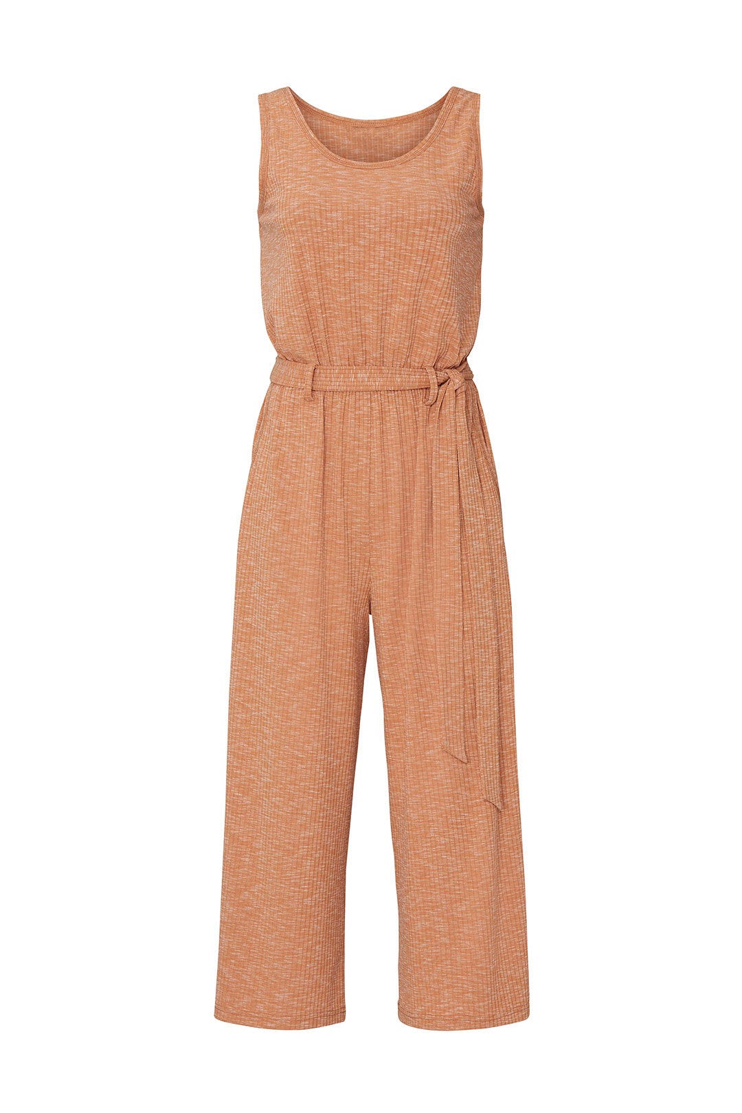 Orange Devin Knit Jumpsuit by B Collection by Bobeau 4