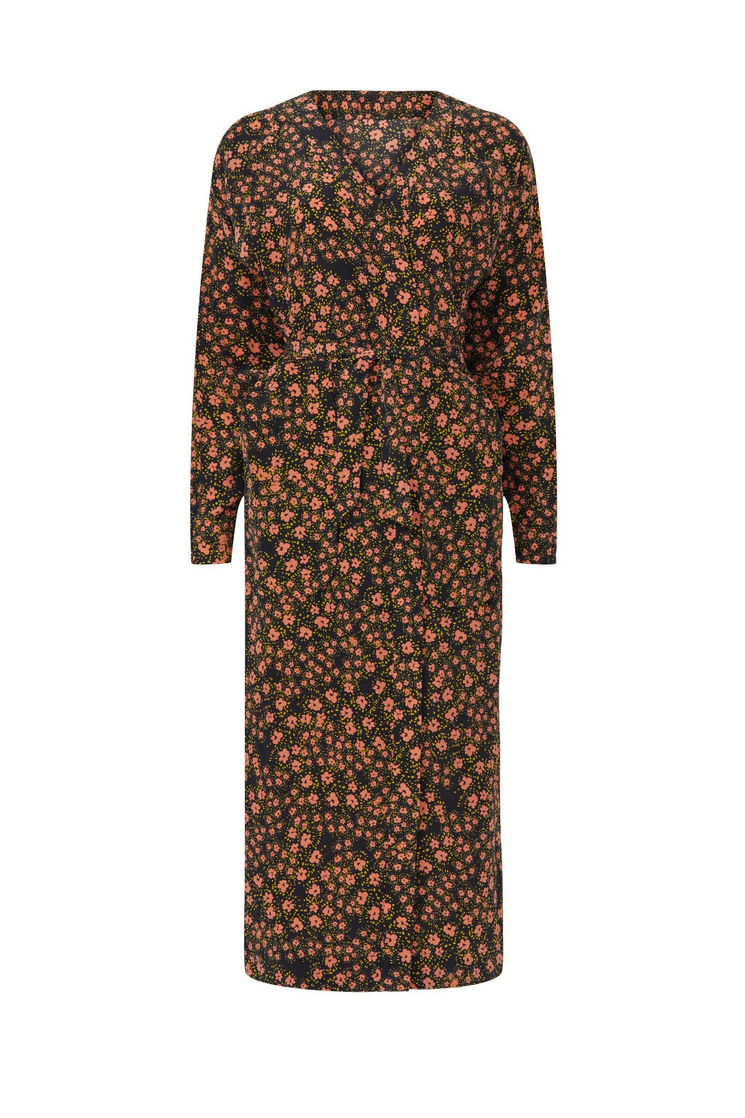 Guitain Floral Wrap Dress by Equipment 4