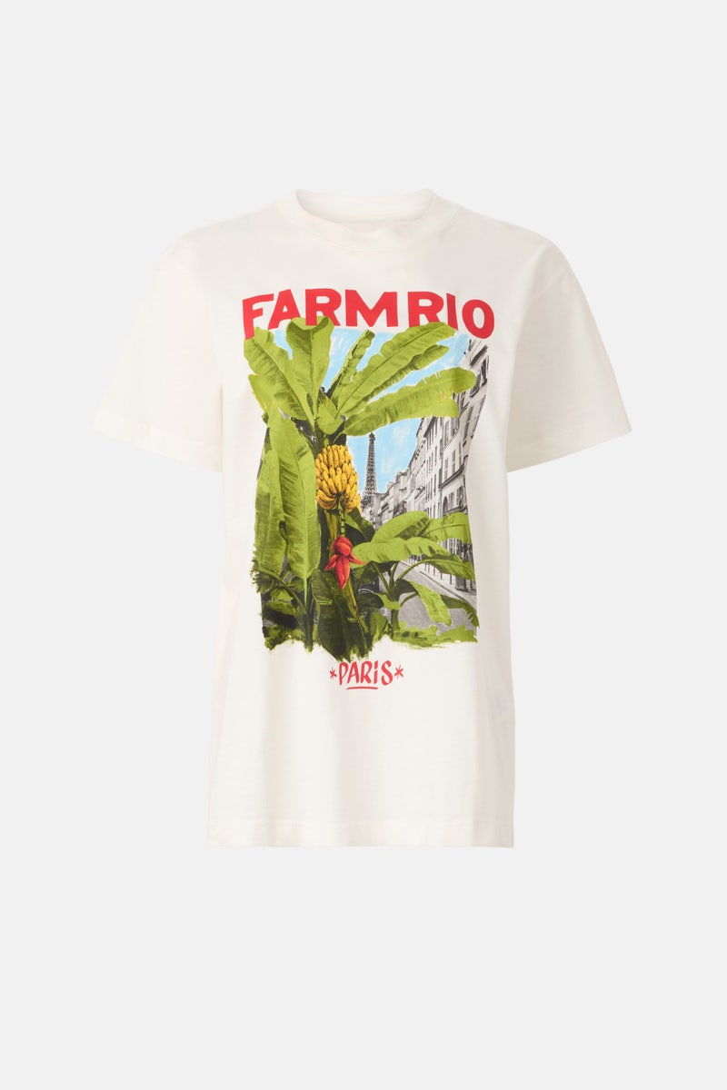 From Brasil To The World Relaxed T-Shirt by FARM Rio - Photo 4
