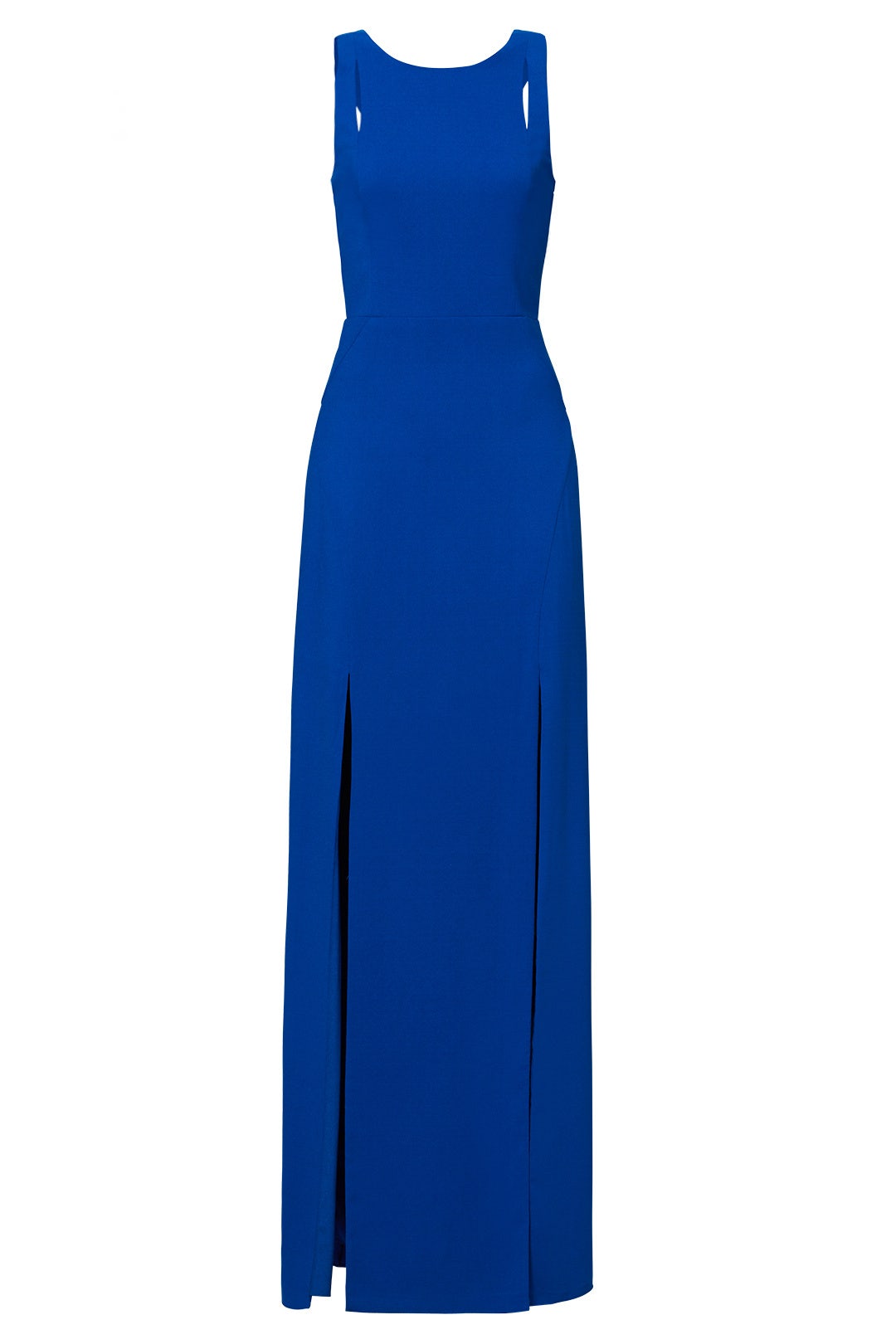 Royal Blue Long Cut Gown by HALSTON