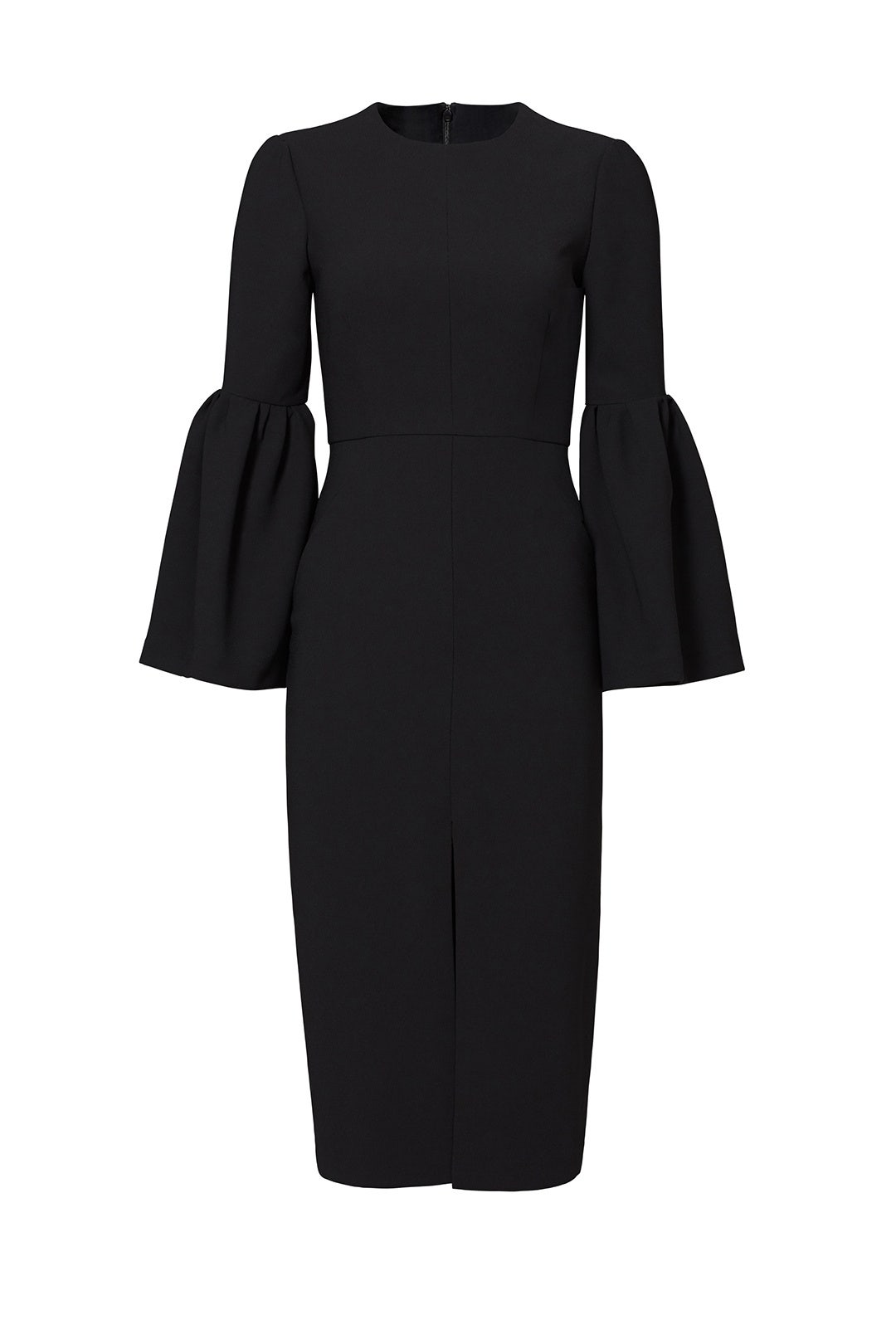 Black Cropped Bell Sleeve Dress by Jill Jill Stuart 3