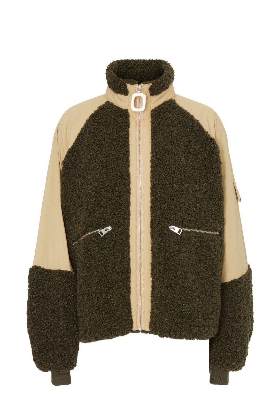 Colorblock Fleece Zip Up by JW Anderson