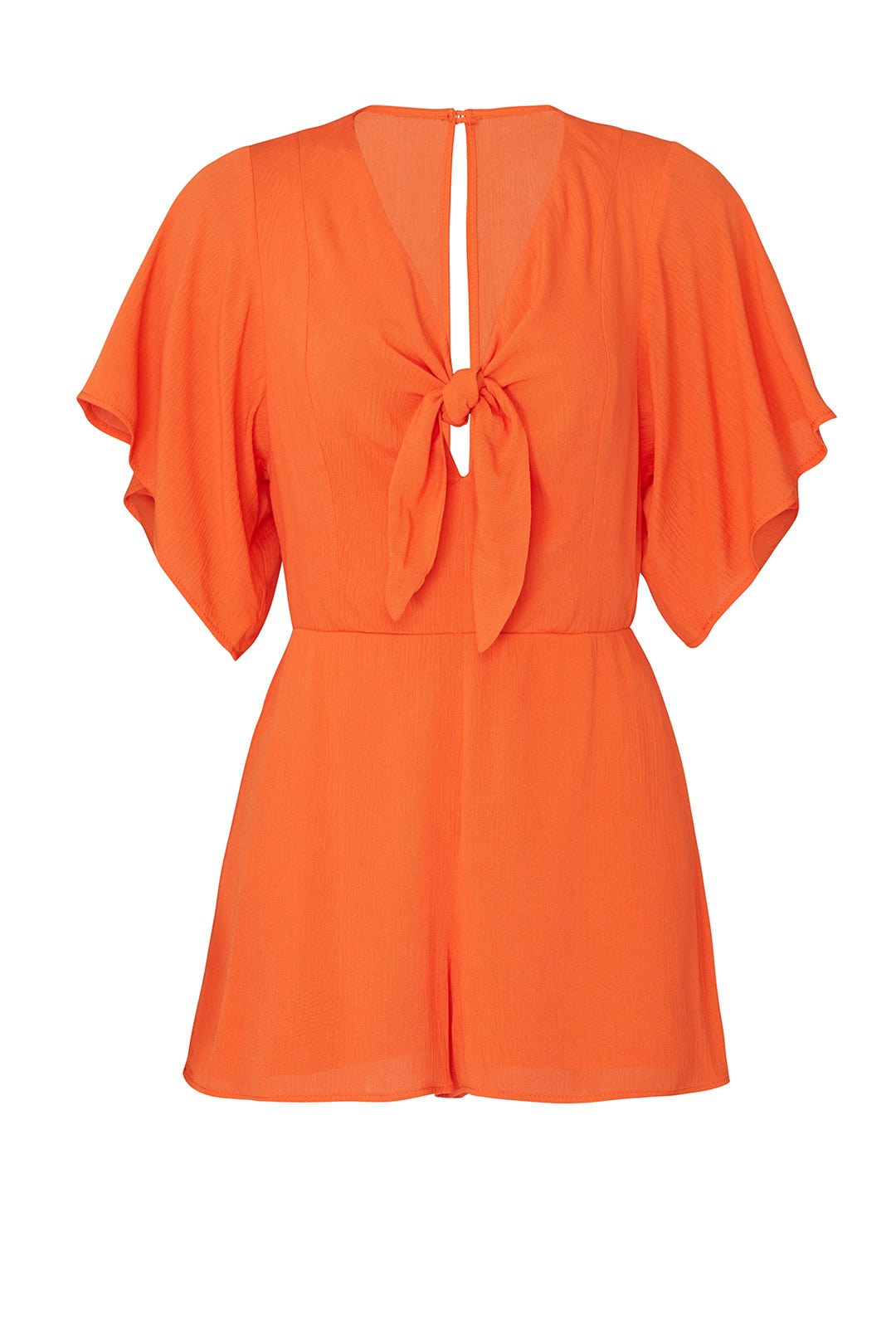 Tangerine Tie Romper by Louna 3