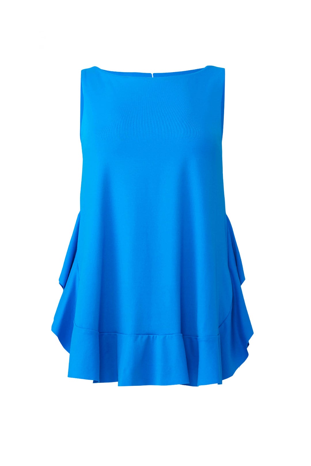 Blue Ruffle Maternity Top by Susana Monaco 3