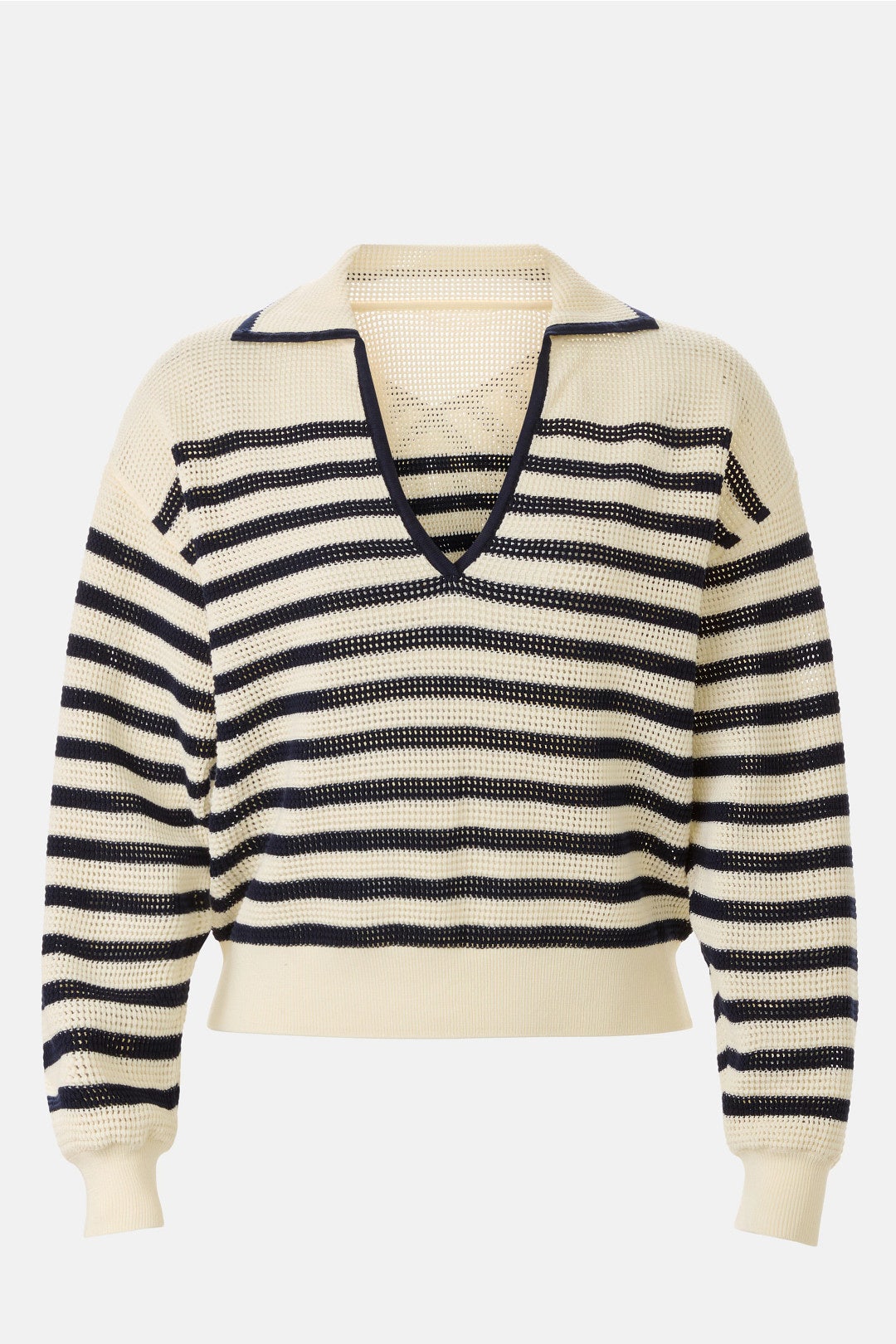 Granville Striped Collared Sweater by Vanessa Bruno