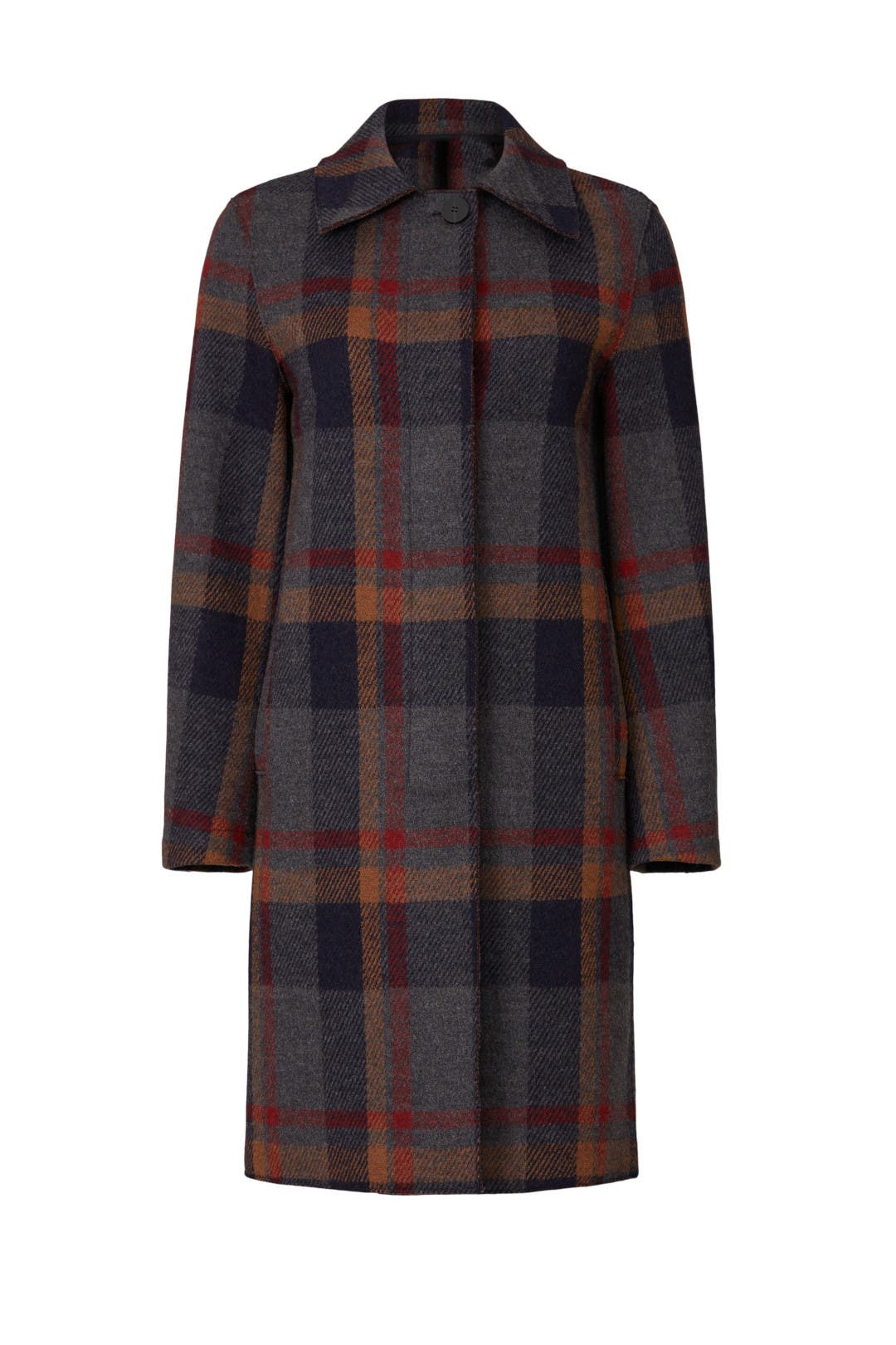 Tartan Wool Coat by Harris Wharf London | Rent the Runway