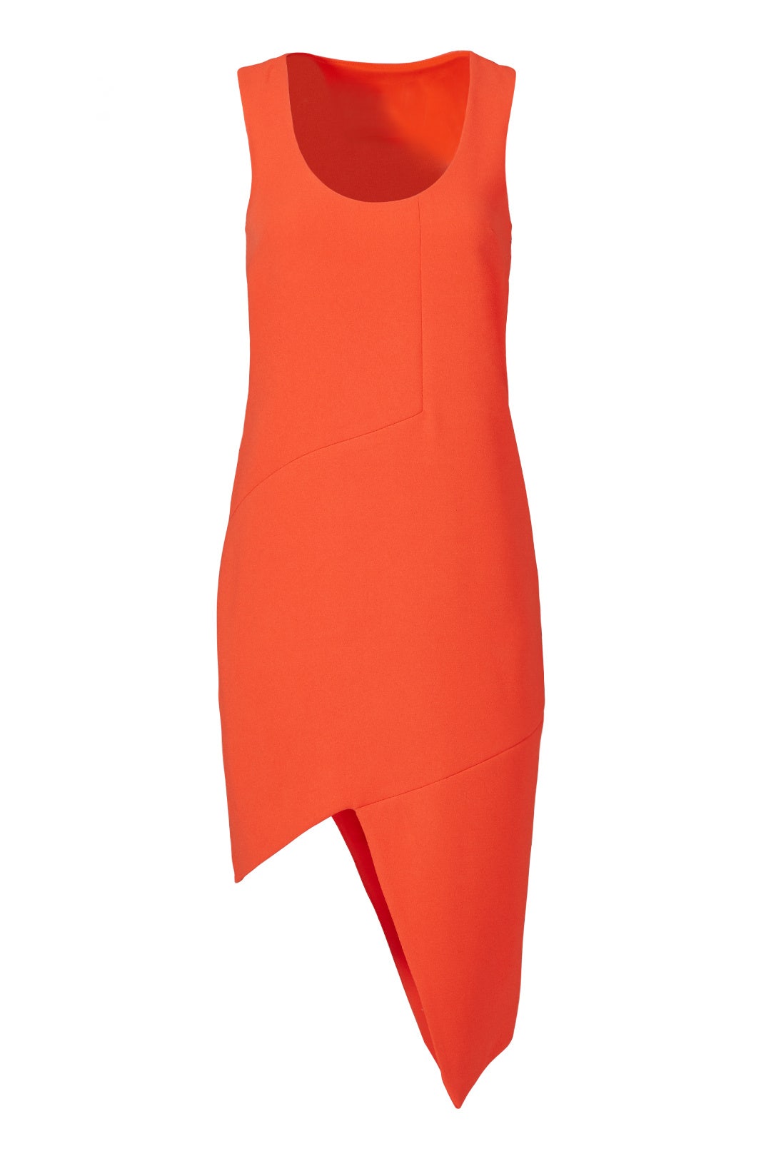 Vermillion Crisp Cut Dress by Prabal Gurung