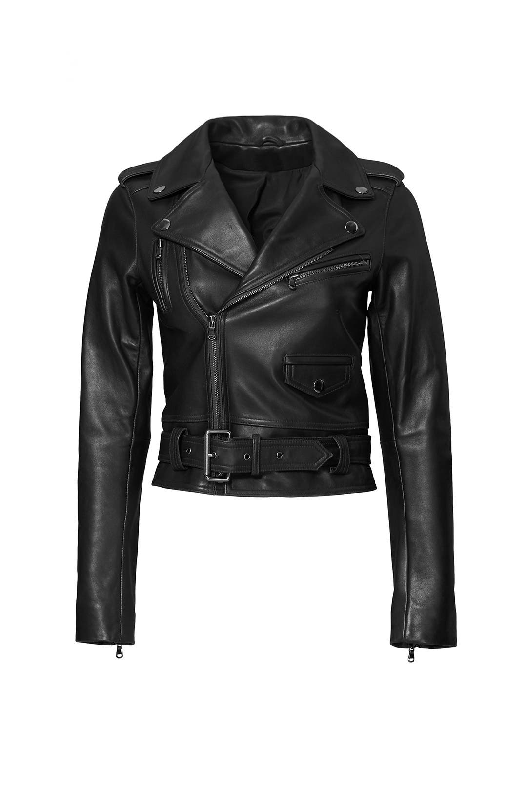 Black Cooper Leather Jacket by Parker 3