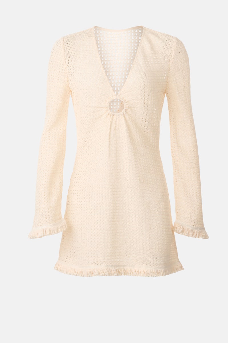 Crochet Cassie Coverup Dress by Ramy Brook - Photo 4