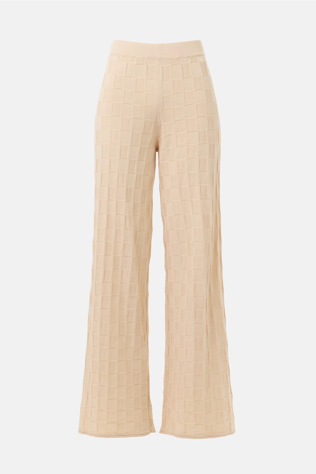 Natural Basketweave Knit Pants by Zulu & Zephyr
