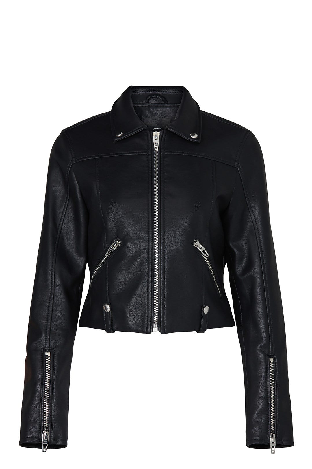 Over the Moon Faux Leather Jacket by BLANKNYC