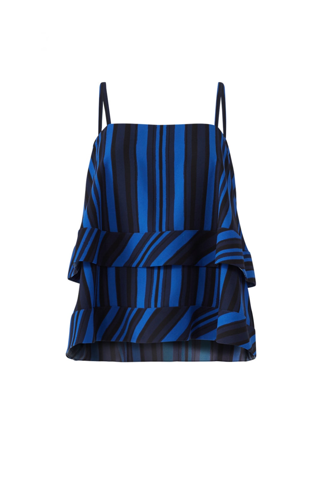 Blue Stripe Lila Tier Top by Cooper & Ella 3