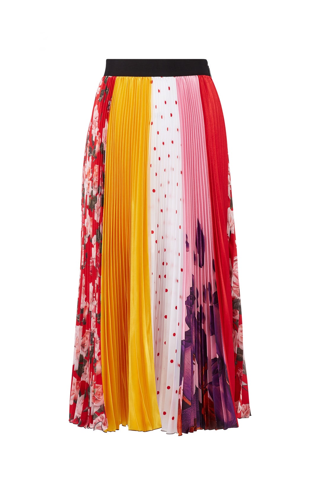 Patchwork Midi Skirt by MSGM 3